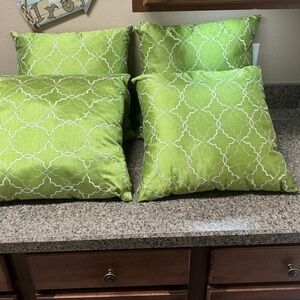 Green Decorative Throw Pillows
